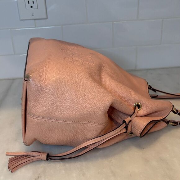 Coach Bag Purse Handbag Leather Andy Pebbled Embossed Drawstring Tote Shoulder - Picture 10 of 16